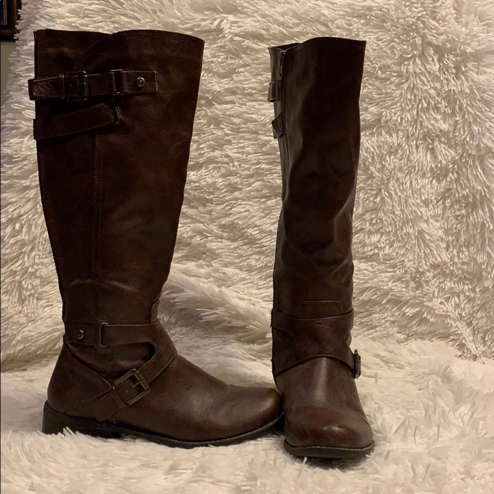 Brown Leather Boots
